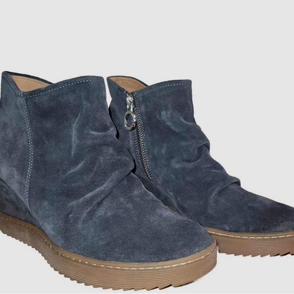Winter- Waterproof Aqua Slate Suede Ankle Boots